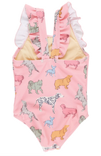 Load image into Gallery viewer, Girls Liv Suit - Pink Dogs
