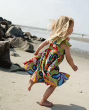 Load image into Gallery viewer, Bessie Collar Dress - Sweet Tropical Print
