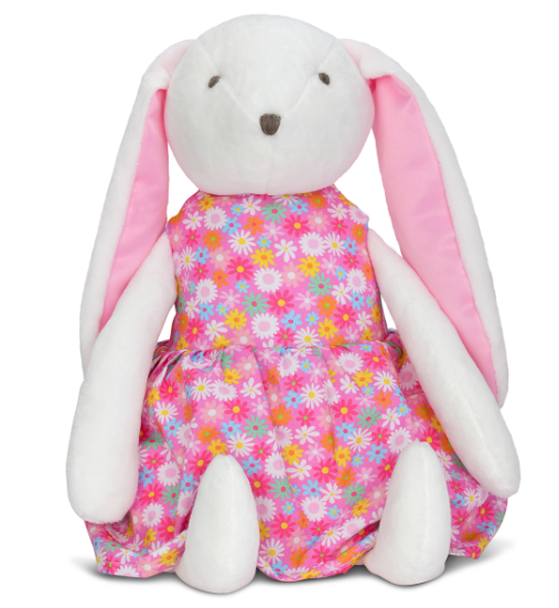 Floral Bunny Plush