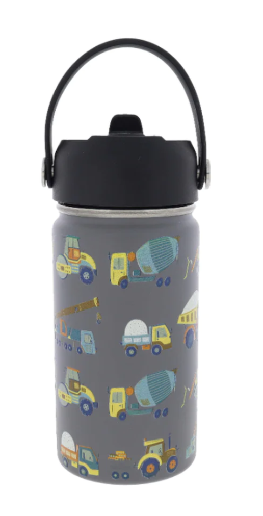 Construction Crew 12oz. Bottle With Built In Straw – Belles & Beaux®