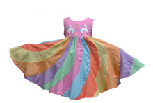 Load image into Gallery viewer, Pastel Unicorn Rainbow Dress
