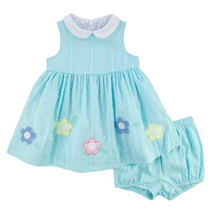 Load image into Gallery viewer, Dress With Flowers and Bloomer
