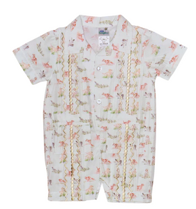 Bird Dog Guayabera Romper