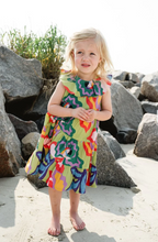 Load image into Gallery viewer, Bessie Collar Dress - Sweet Tropical Print
