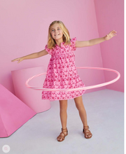 Load image into Gallery viewer, Positano Pink Eyelet Dress
