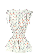 Load image into Gallery viewer, Helen Dress - White Block Print
