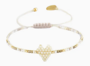 Heartsy Row Adjustable Bracelet