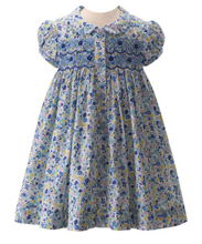 Load image into Gallery viewer, Pastel Floral Button Front Dress And Bloomers
