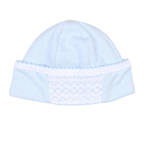 Claire And Clive's Blue Smocked Hat