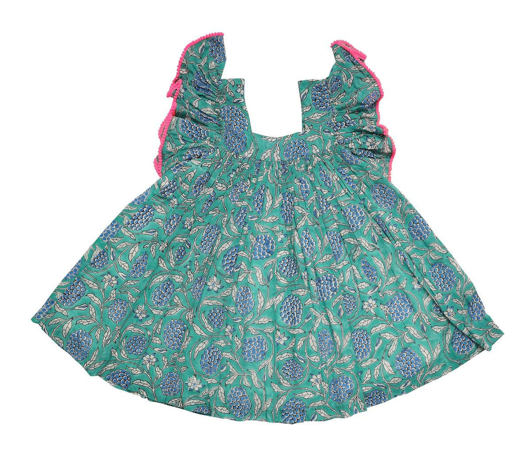 Ria Sea Green Lotus Root Dress