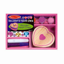 Load image into Gallery viewer, Decorate Your Own Wooden Heart Chest
