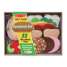 Load image into Gallery viewer, Felt Play Food - Sandwich Set
