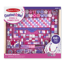 Load image into Gallery viewer, Sparkle &amp; Shimmer Beads Wooden Bead Kit
