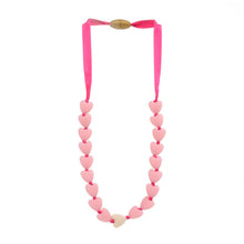 Load image into Gallery viewer, Juniorbeads Spring Heart Teething Necklace - Assorted
