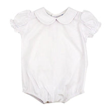 Load image into Gallery viewer, Girls White Button Back Short Sleeve Onesie *
