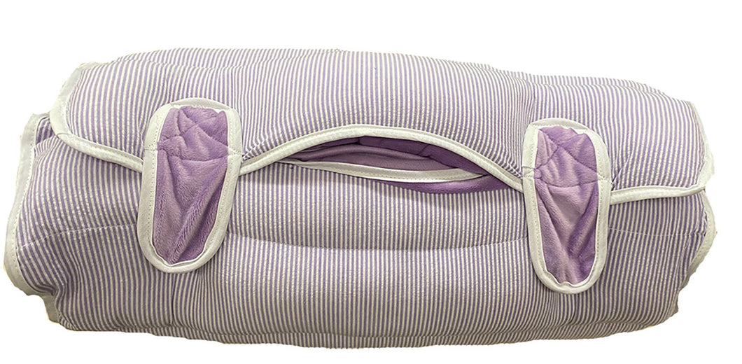 Lavender Seersucker Nap Mat