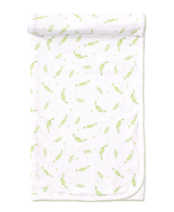 Green Peas Print Blanket