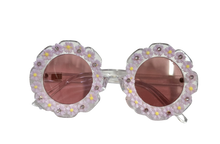 Load image into Gallery viewer, Crystalized Daisy Flower Sunglasses
