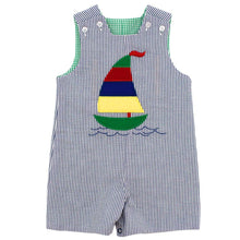 Load image into Gallery viewer, Sailboat Reversible John John
