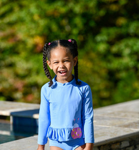 Rashguard Tankini With Ladybug