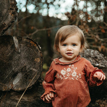 Load image into Gallery viewer, Juniper Romper - Amber Stripes

