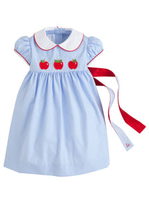 Poppy Peter Pan Dress - Apple