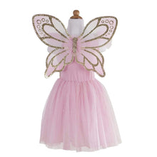 Load image into Gallery viewer, Gold Butterfly Dress With Wings
