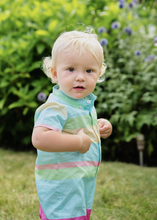 Load image into Gallery viewer, Aqua Stripe Carter Jon Jon
