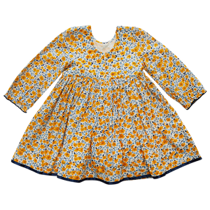 Amma Dress - Golden Daisy Ditsy Floral