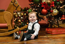 Load image into Gallery viewer, Plaid Pant with Removable Suspenders
