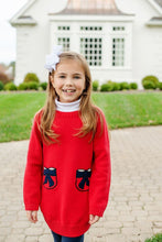 Load image into Gallery viewer, Terrell Tunic - Richmond Red With Nantucket Navy And Palmetto
