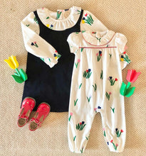 Load image into Gallery viewer, Ramona Ruffle Romper - Sweet Sprouts
