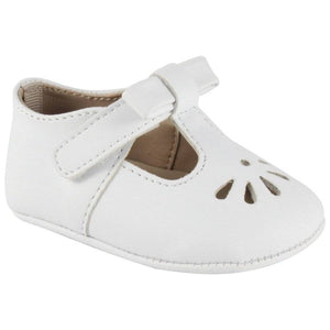 Classic T-Strap Shoe - White