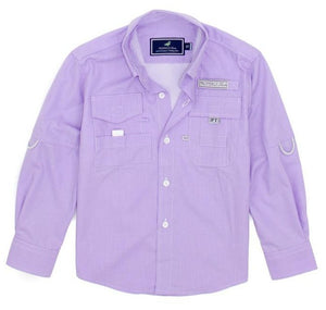 Purple Performance Fishing Shirt