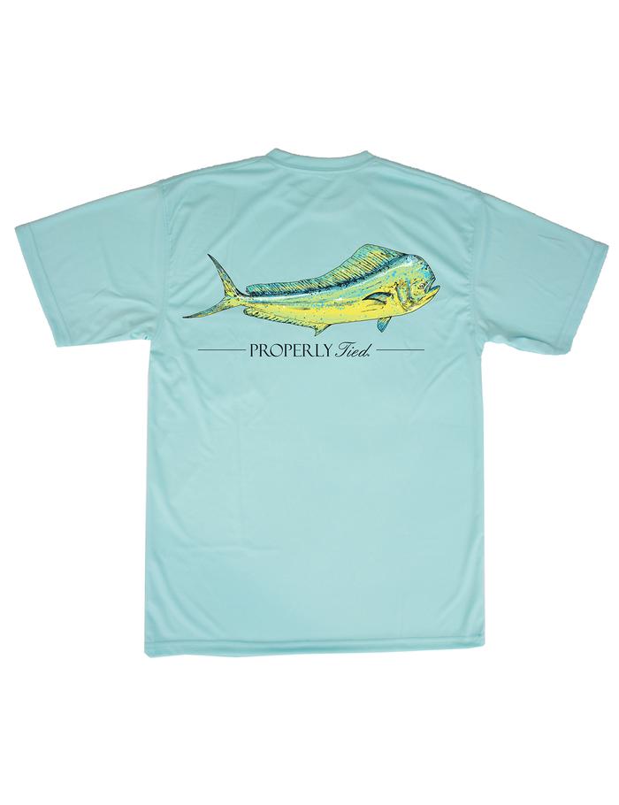 Mahi Short Sleeve Performance Tee - Seafoam