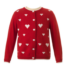 Load image into Gallery viewer, Red Heart Cardigan
