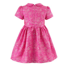 Load image into Gallery viewer, Pink Lace Damask Party Dress
