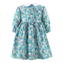 Load image into Gallery viewer, Blue Botanical Dress And Bloomers
