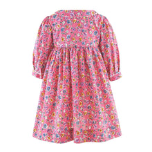 Load image into Gallery viewer, Pink Flower Garden Button Front Dress And Bloomers
