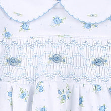 Load image into Gallery viewer, Anna's Classics Smocked Printed Collared Footie
