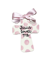 Load image into Gallery viewer, &quot;Jesus Loves Me&quot; Cross
