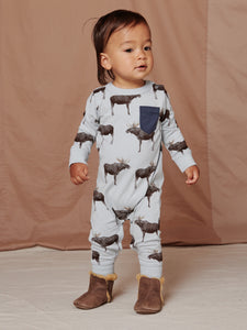 Moose Crossing On The Move Baby Romper