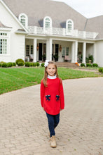 Load image into Gallery viewer, Terrell Tunic - Richmond Red With Nantucket Navy And Palmetto
