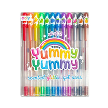 Load image into Gallery viewer, Yummy Yummy Scented Colored Glitter Gel Pens
