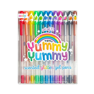 Yummy Yummy Scented Colored Glitter Gel Pens