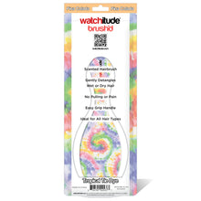 Load image into Gallery viewer, Rainbow Tie Dye Scented Hairbrush
