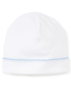 New Premier Basics Hat - White With Blue