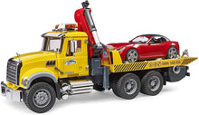 Load image into Gallery viewer, MACK Granite Tow Truck with Roadster
