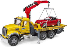 Load image into Gallery viewer, MACK Granite Tow Truck with Roadster
