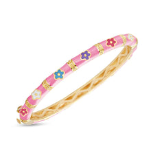 Load image into Gallery viewer, Bamboo Flower Bangle - Assorted
